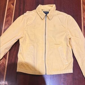 Polo by Ralph Lauren Light Yellow Zip-Up Jacket